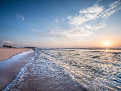 Sea view at St Lucia Estuary